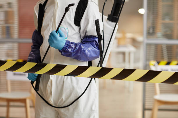 Professional Biohazard technician working in Inez, TX